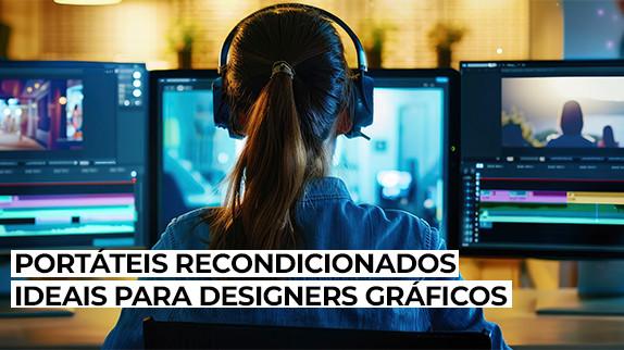 Portáteis recondicionados ideais para designers gráficos