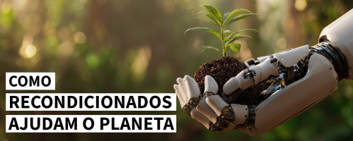 Ilustração do artigo Como recondicionados ajudam o planeta