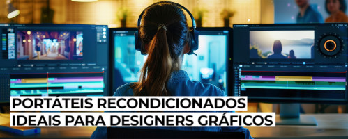 Ilustração do artigo Portáteis recondicionados ideais para designers gráficos