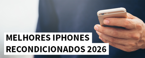 Ilustração do artigo Melhores iPhones Recondicionados 2026