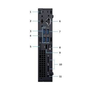 Vista alternativa de Desktop Dell OptiPlex 7070 Core i5-9ªGen 8Gb 256Gb SSD Win11Pro
