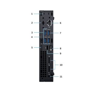 Vista alternativa de Desktop Dell OptiPlex 7070 Core i5-9ªGen 8Gb 256Gb SSD Win11Pro