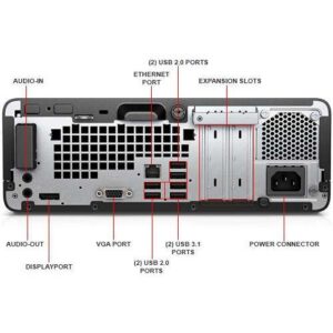 Desktop HP ProDesk 400 G4 SFF Core i5-7500 8Gb 240Gb SSD Win10Pro - Image 2